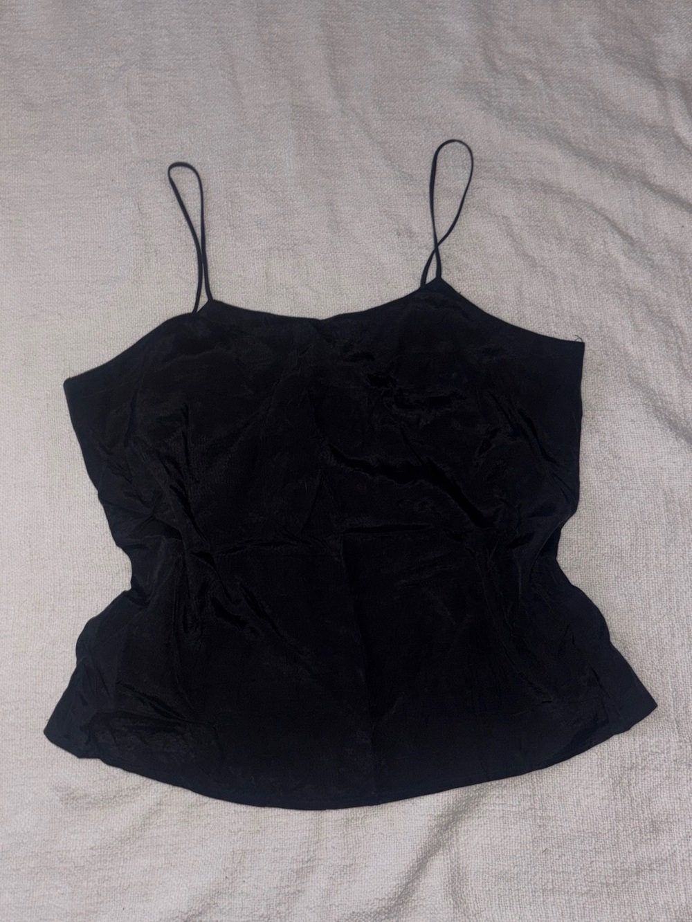 Perfection Black Spaghetti Strap Camisole
